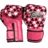 MUAY THAI MICROFIBER BOXING GLOVES FAIRTEX BGV14 - ART PRISM 1964 PINK