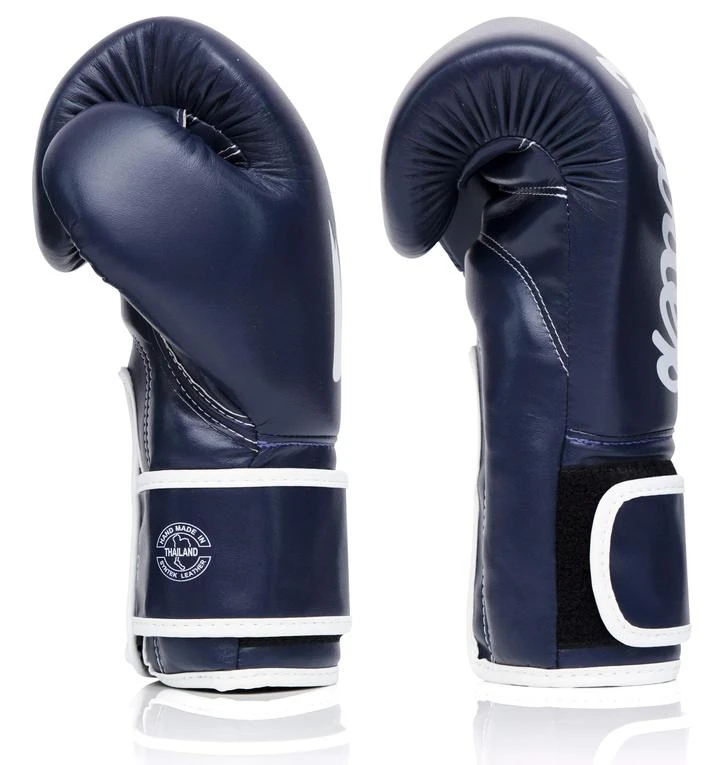 MUAY THAI MICROFIBER BOXING GLOVES FAIRTEX BGV14 - BLUE 3 MUAY THAI MICROFIBER BOXING GLOVES FAIRTEX BGV14 - BLUE - Image 3