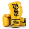 MUAY THAI MICROFIBER BOXING GLOVES FAIRTEX BGV14 - YELLOW