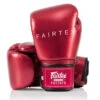 MUAY THAI BOXING GLOVES FAIRTEX METALLIC - BGV22 RED