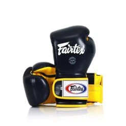 FAIRTEX BOXING GLOVES MEXICAN STYLE BGV9 – BLACK / YELLOW