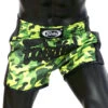 FAIRTEX MUAY THAI SHORTS SLIM CUT BS1710 CAMO GREEN
