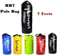 BOXING PUNCHING BAG FAIRTEX HB7 POLE BAG - BLACK 6 BOXING PUNCHING BAG FAIRTEX HB7 POLE BAG - BLACK -Fairtex BoxingheavybagbyfairtexHB73