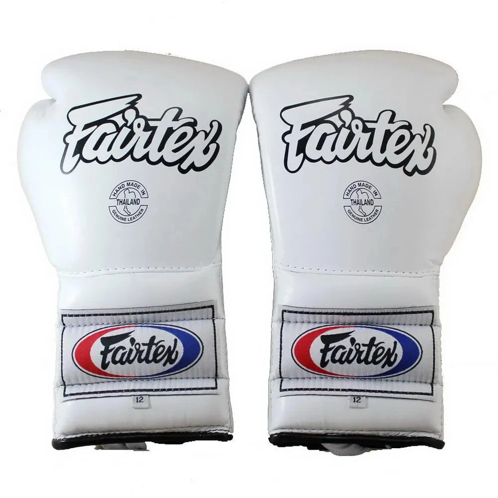 FAIRTEX BOXING GLOVES MEXICAN STYLE LACE UP BGL7 - WHITE 1 FAIRTEX BOXING GLOVES MEXICAN STYLE LACE UP BGL7 - WHITE