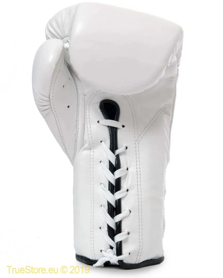 FAIRTEX BOXING GLOVES MEXICAN STYLE LACE UP BGL7 - WHITE 3 FAIRTEX BOXING GLOVES MEXICAN STYLE LACE UP BGL7 - WHITE - Image 3