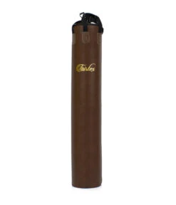FAIRTEX PUNCHING BAG HB6 6FT MUAY THAI BANANA BAG (UNFILLED) - BROWN