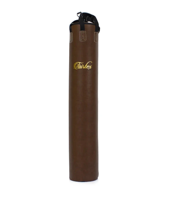 FAIRTEX PUNCHING BAG HB6 6FT MUAY THAI BANANA BAG (UNFILLED) - BROWN 1 FAIRTEX PUNCHING BAG HB6 6FT MUAY THAI BANANA BAG (UNFILLED) - BROWN