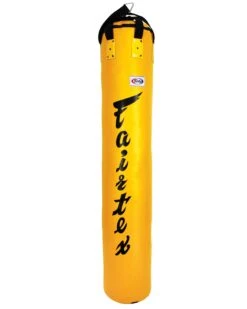 FAIRTEX PUNCHING BAG HB6 6FT MUAY THAI BANANA BAG (UNFILLED) - YELLOW