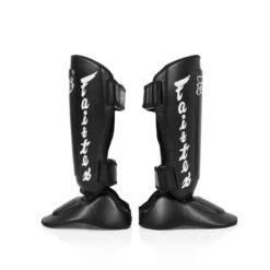 FAIRTEX SHIN GUARDS DETACHABLE IN STEP SHIN PADS SP7 - BLACK -Fairtex FAIRTEXSHINGUARDSSP7BK2