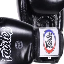 MUAY THAI BOXING GLOVES FAIRTEX - BGV1 BLACK 8 MUAY THAI BOXING GLOVES FAIRTEX - BGV1 BLACK -Fairtex FAIRTEX BGV1 BLACK2