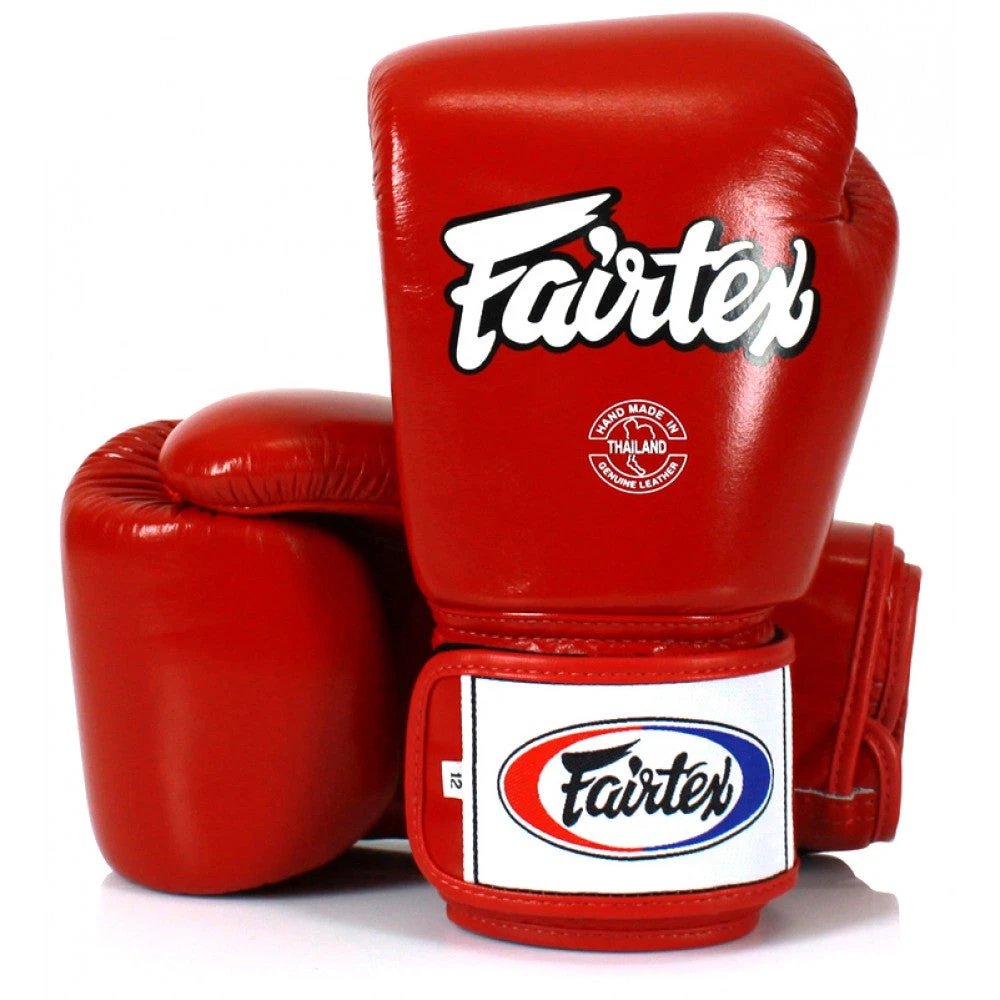 MUAY THAI BOXING GLOVES FAIRTEX - BGV1 RED 1 MUAY THAI BOXING GLOVES FAIRTEX - BGV1 RED