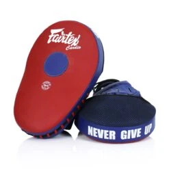 FAIRTEX FOCUS MITTS FMV13 MICRO FIBER - RED/BLUE