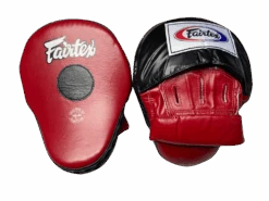 FAIRTEX FOCUS MITTS MUAY THAI ULTIMATE FMV9 - RED/BLACK