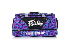 GYM BAG FAIRTEX HEAVY DUTY BAG 2 - CAMO PURPLE -Fairtex Fairtex Gym Bag Purple Camo