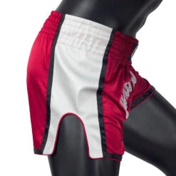 MUAY THAI SHORTS FAIRTEX SLIM CUT BS1704 RED WHITE -Fairtex Fairtex Muay Thai Shorts BS1704 3