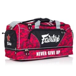 GYM BAG FAIRTEX HEAVY DUTY BAG 2 - CAMO RED
