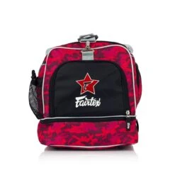 GYM BAG FAIRTEX HEAVY DUTY BAG 2 - CAMO RED -Fairtex Fairtexbag2redcamo