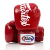 FAIRTEX BOXING GLOVES DELUXE TIGHT-FIT BGV19 - RED