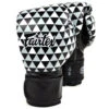MUAY THAI MICROFIBER BOXING GLOVES FAIRTEX BGV14 - BLACK PRISM