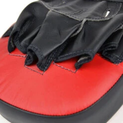 FAIRTEX FOCUS MITTS CURVED SHORT MICROFIBER FMV14 - BLACK/RED -Fairtex Fairtexfocusmittsfmv14 5