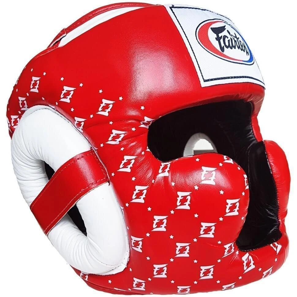 HEADGEAR HEAD GUARD FAIRTEX SUPER SPARRING HG10 - RED 1 HEADGEAR HEAD GUARD FAIRTEX SUPER SPARRING HG10 - RED