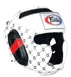 HEADGEAR HEAD GUARD FAIRTEX SUPER SPARRING HG10 - WHITE
