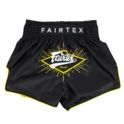 MUAY THAI SHORTS BY FAIRTEX BS1903 BLACK FOCUS 7 MUAY THAI SHORTS BY FAIRTEX BS1903 BLACK FOCUS -Fairtex MUAYTHAISHORTSFAIRTEXBS19032