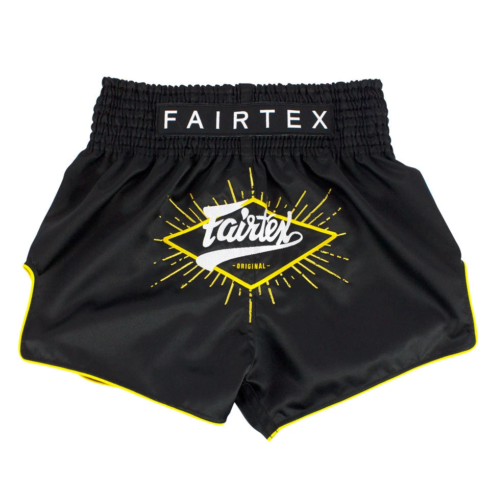 MUAY THAI SHORTS BY FAIRTEX BS1903 BLACK FOCUS 3 MUAY THAI SHORTS BY FAIRTEX BS1903 BLACK FOCUS - Image 3