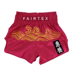 MUAY THAI SHORTS BY FAIRTEX BS1910 GOLDEN RIVER -Fairtex MUAYTHAISHORTSFAIRTEXBS19102