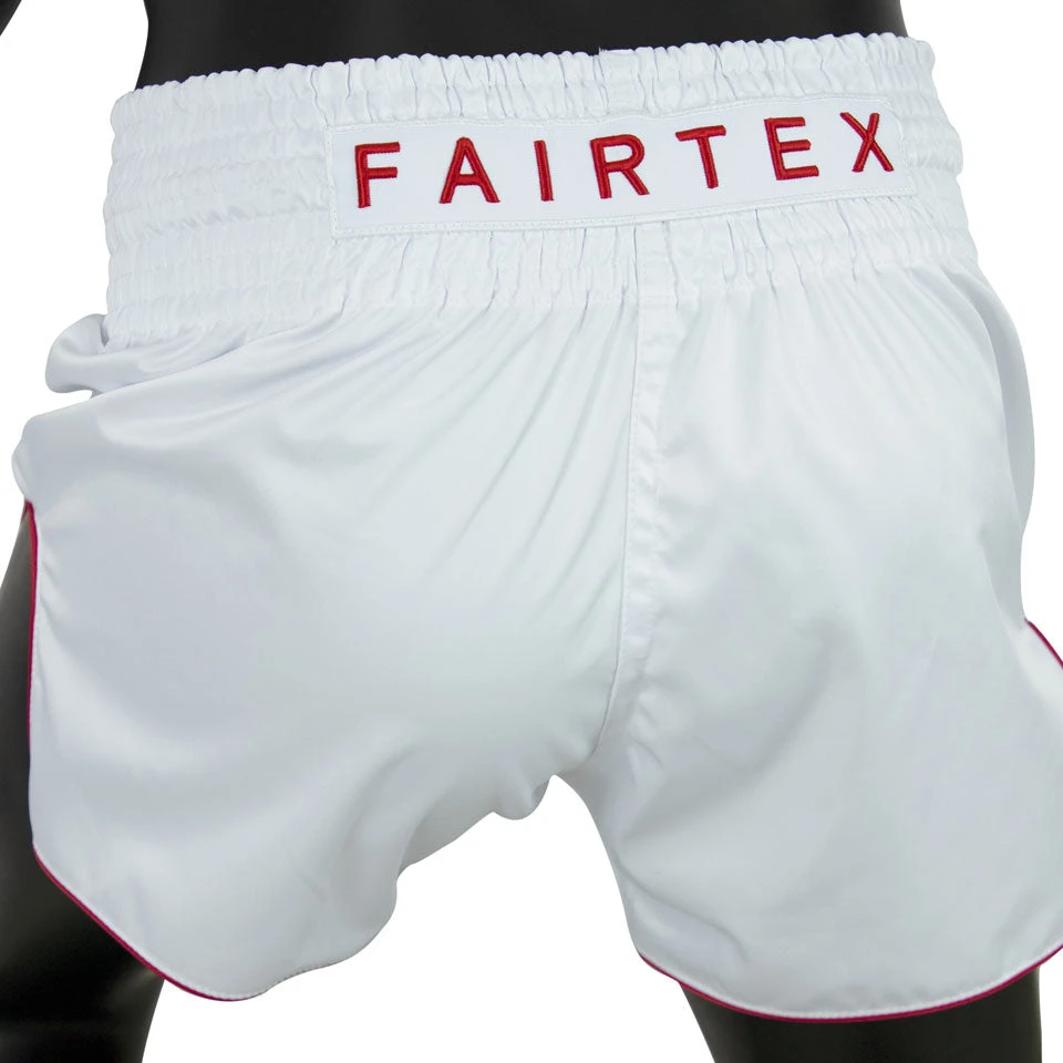 MUAY THAI SHORTS BY FAIRTEX BS1908 WHITE SATORU 3 MUAY THAI SHORTS BY FAIRTEX BS1908 WHITE SATORU - Image 3