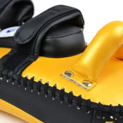 MUAY THAI PADS FAIRTEX CURVED LIGHT WEIGHT KICK PADS - KPLC5 GOLD -Fairtex THAIPADSFAIRTEXKPLC5GOLD5