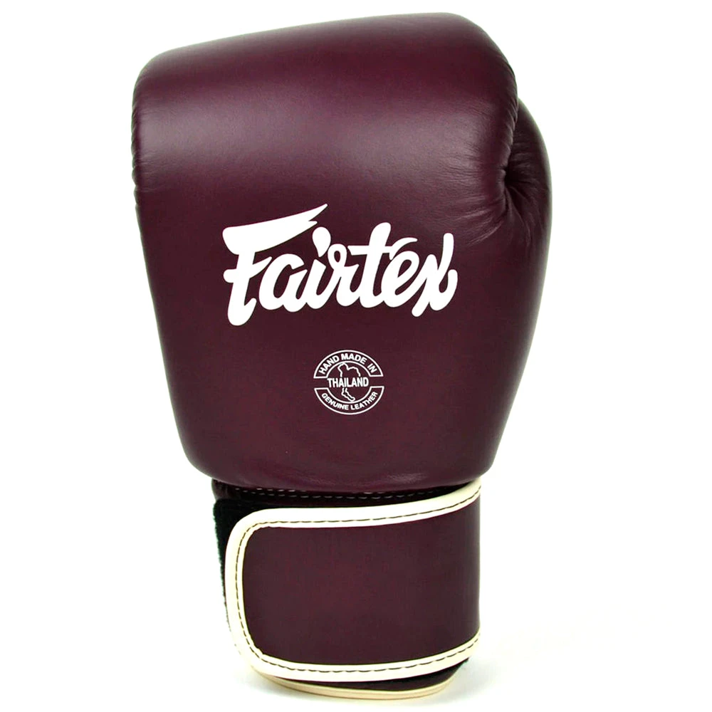 FAIRTEX BOXING GLOVES MUAY THAI BGV16 MAROON 3 FAIRTEX BOXING GLOVES MUAY THAI BGV16 MAROON - Image 3