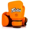 BOXING GLOVES FAIRTEX BGV16 ORANGE REAL LEATHER - ORANGE