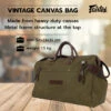 FAIRTEX VINTAGE DUFFEL BAG CANVAS GYM BAG