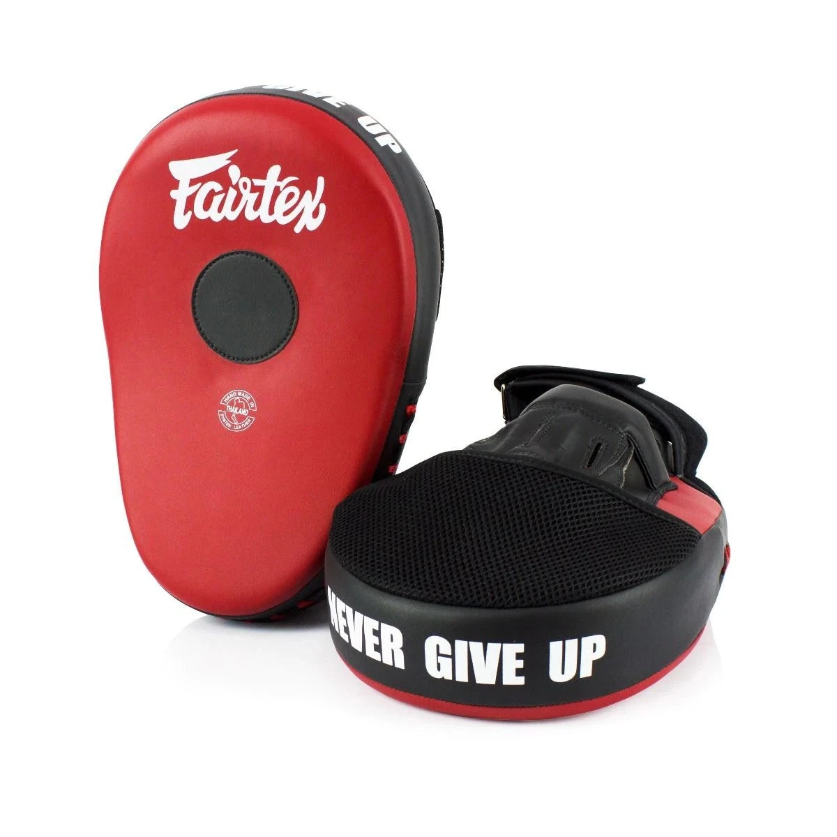 FAIRTEX FOCUS MITTS FMV13 MICRO FIBER - RED/BLACK 1 FAIRTEX FOCUS MITTS FMV13 MICRO FIBER - RED/BLACK