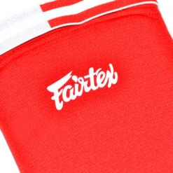 SHIN GUARDS FAIRTEX ELASTIC COMPETITION SPE1 RED -Fairtex fairtexshinguardsspe1red 3
