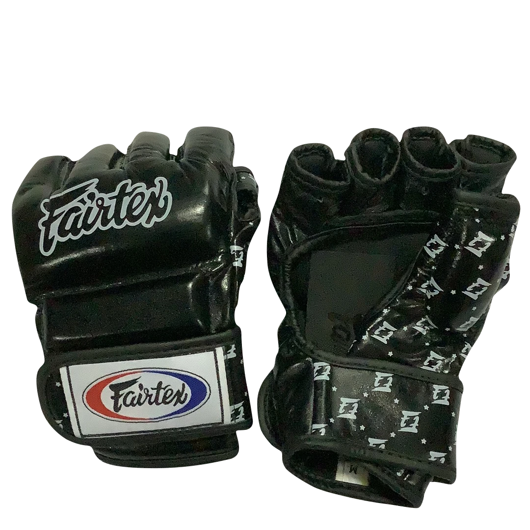 MUAY THAI MMA GLOVES FAIRTEX SPLIT KNUCKLES FGV17 - BLACK 1 MUAY THAI MMA GLOVES FAIRTEX SPLIT KNUCKLES FGV17 - BLACK