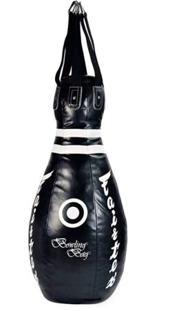 BOXING PUNCHING BAG FAIRTEX HB10 BOWLING HEAVY BAG BLACK