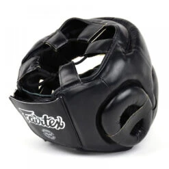 FAIRTEX HEADGEAR HEAD GUARD BY FULL FACE HG14 - BLACK -Fairtex headgearheadguardfairtexhg14black1