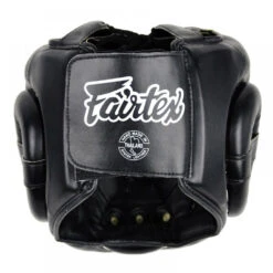 FAIRTEX HEADGEAR HEAD GUARD BY FULL FACE HG14 - BLACK -Fairtex headgearheadguardfairtexhg14black4
