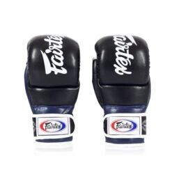 MMA GLOVES BY FAIRTEX FGV18 SUPER SPARRING BLACK/BLUE