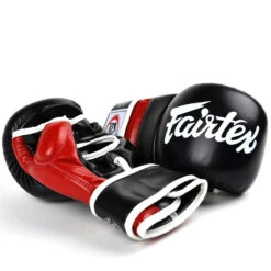 MMA GLOVES BY FAIRTEX FGV18 SUPER SPARRING BLACK/RED -Fairtex mmaglovesfgv18black red3