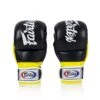 MMA GLOVES BY FAIRTEX FGV18 SUPER SPARRING BLACK/YELLOW