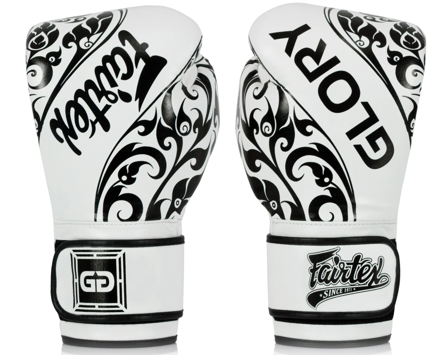 MUAY THAI BOXING GLOVES FAIRTEX GLORY - BGVG2 WHITE 1 MUAY THAI BOXING GLOVES FAIRTEX GLORY - BGVG2 WHITE